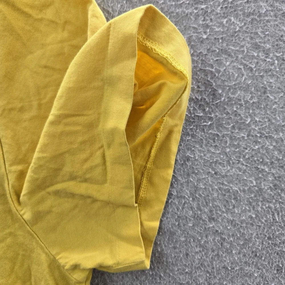 Polo Ralph Lauren Men Shirt L Yellow Graphic Polo 1967 Logo Classic Short Sleeve